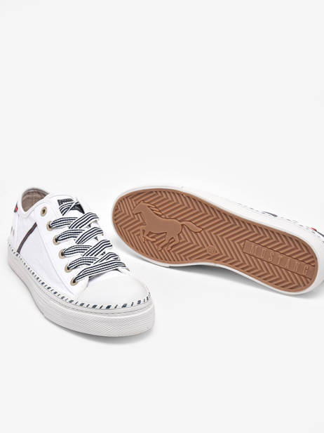 Sneakers Mustang Wit women 1376303 ander zicht 3